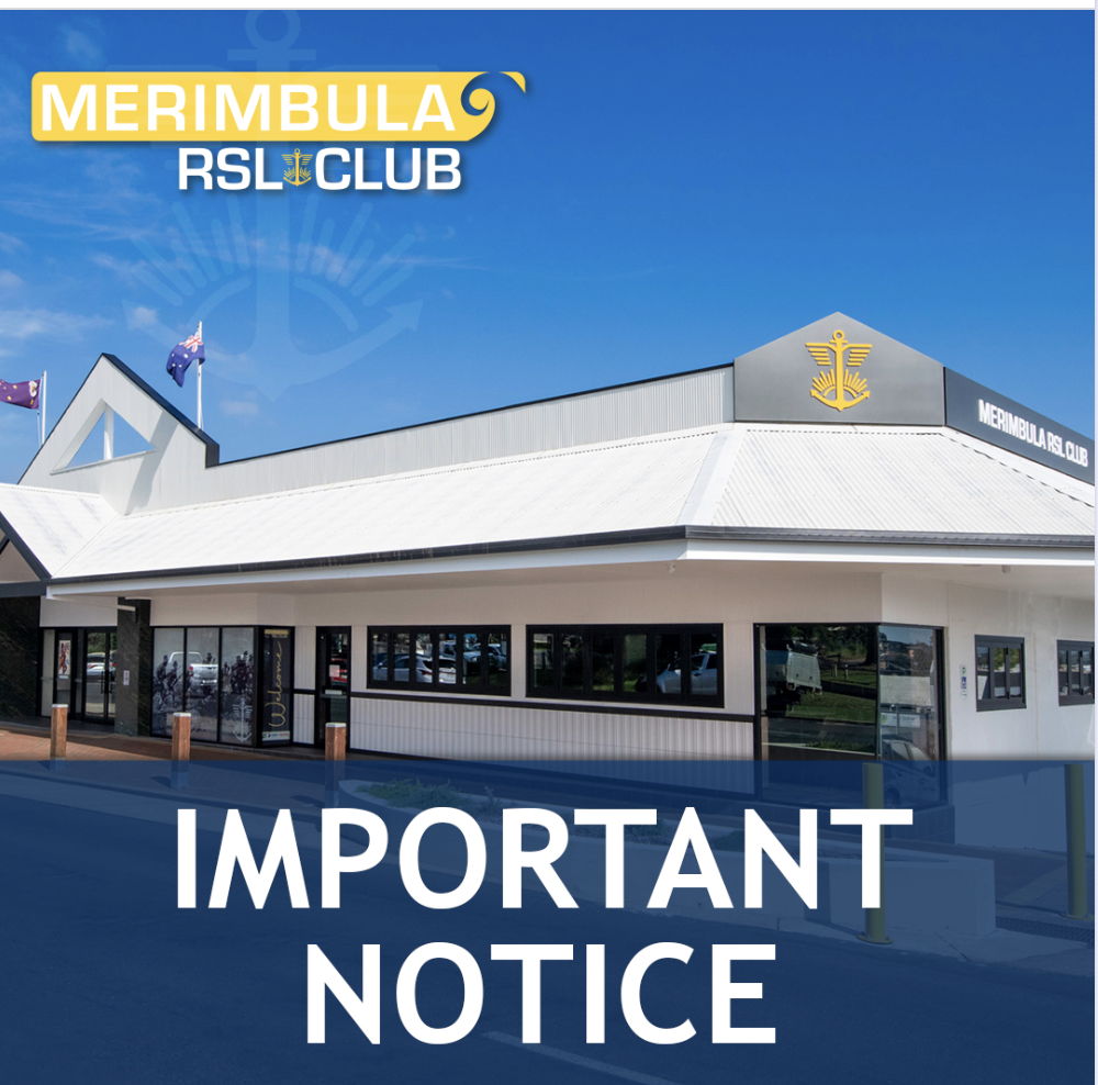 Important Merimbula RSL notices