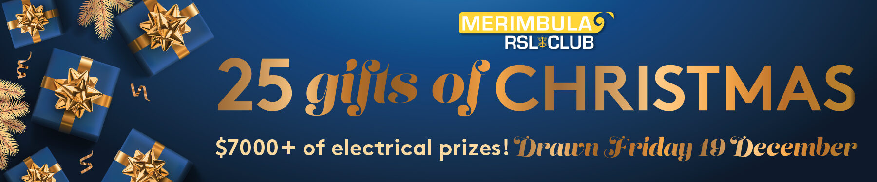 MERIMBULA RSL Christmas Promo web slider