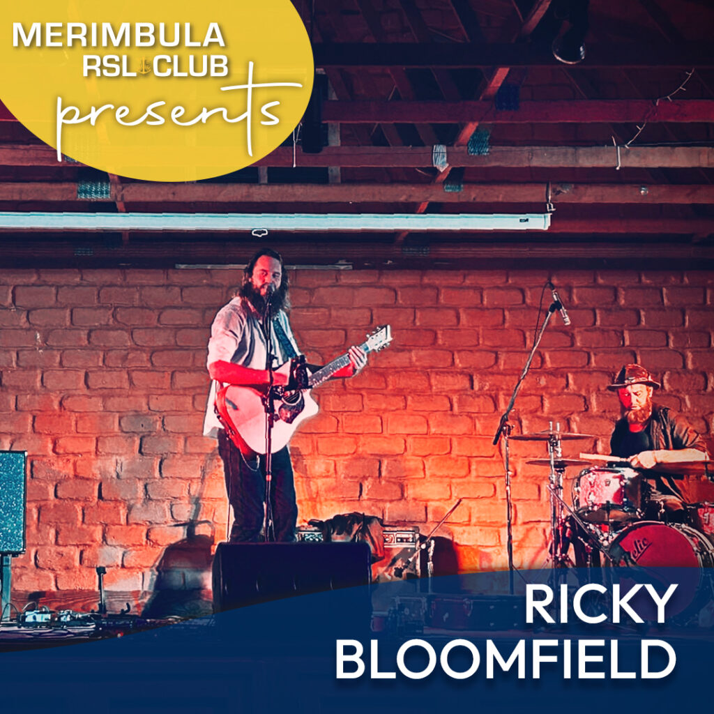 MRSL Ricky Bloomfield social tile Ricky Bloomfield appearing live and free this Saturday night