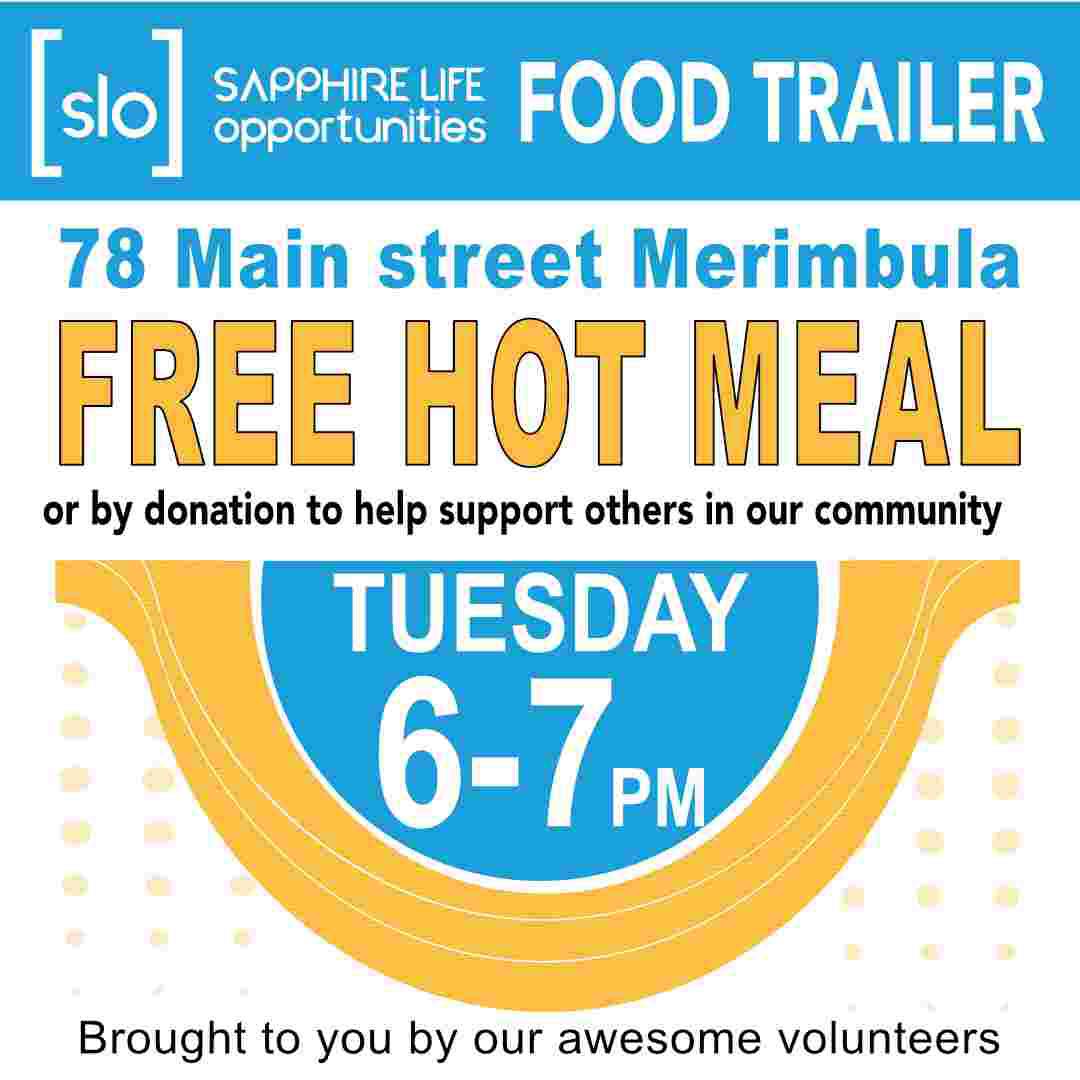 617522632_895969959611691_4070257940124487539_n Come rain, hail or shine SLO will be serving their delicious meals this Tuesday night 6-7pm at SLO and they welcome everyone.