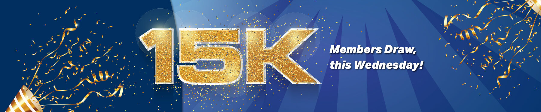 RSL 15K Wednesday web slider $15K this Wednesday night